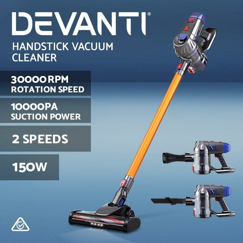 Devanti Handheld Vacuum Cleaner Cordless Stick Handstick Car Vac