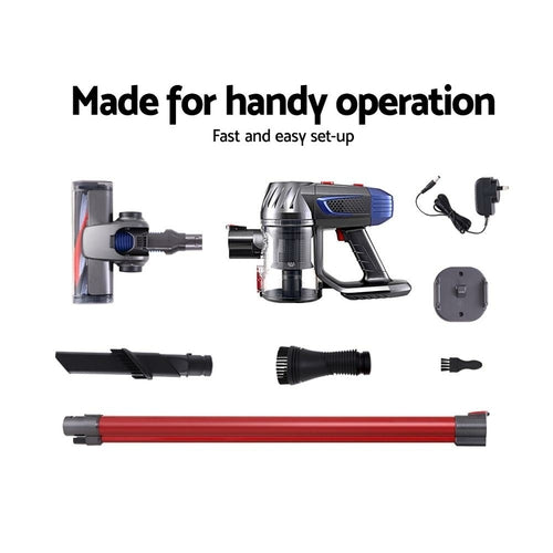 Devanti Handheld Vacuum Cleaner Cordless Stick Handstick Vac Bagless